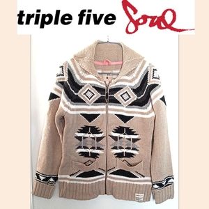 Cowichan-inspired sweater